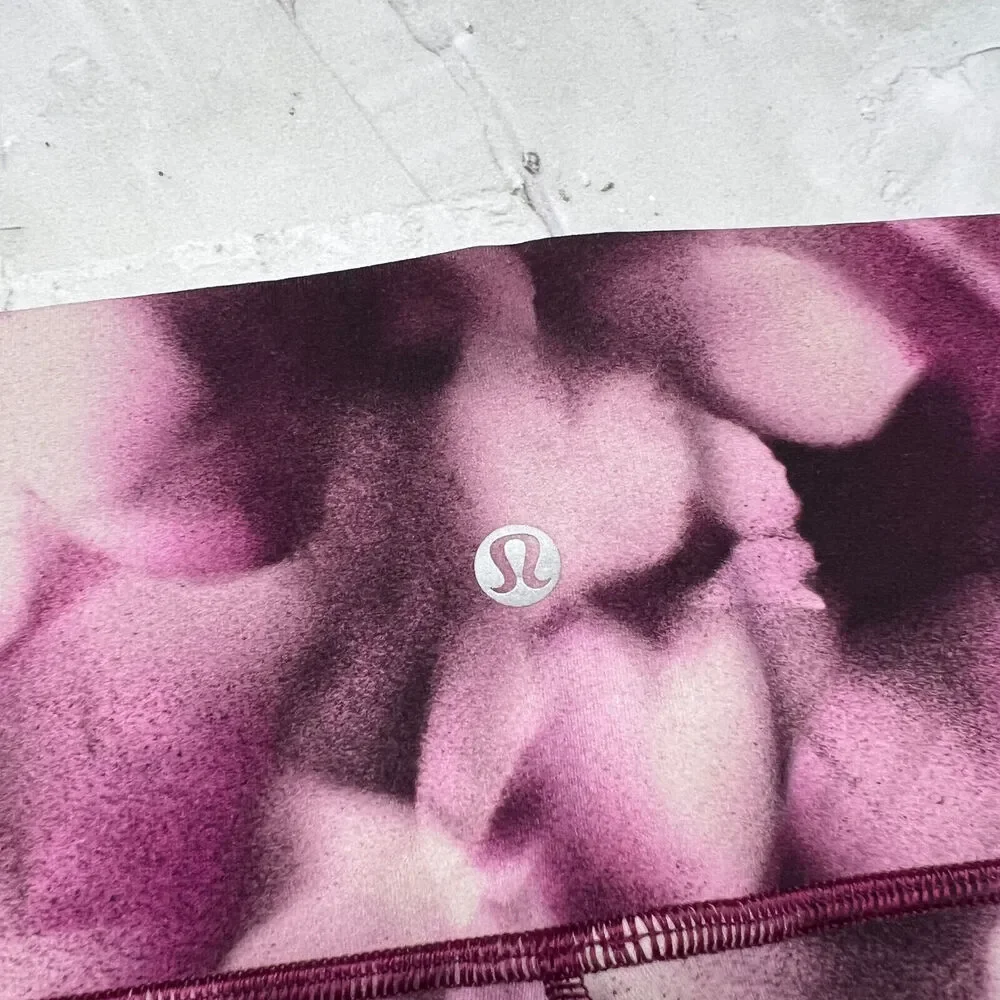 Lululemon Wunder Under Crop Hi-Rise 21 Leggings Blush Pink Size 6 Athletic Pants